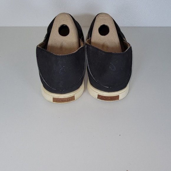 Olukai Womens Pehuea Black Mesh Shoes Sz 8.5 US Slide Option Slip On Flats - Picture 3 of 7